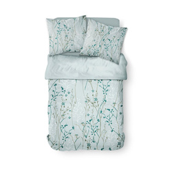 Pamut ágynemű, paplan és 2 párna, 220 x 240 cm, LILES