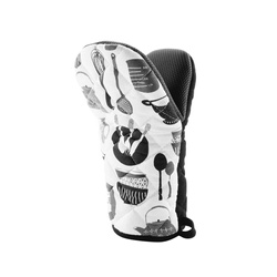 Pamut konyhai kesztyű, szilikonos megerősítések, 24,5 x 14,5 cm