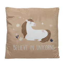 Dekoratív párna egyszarvúval, 40 x 40 cm