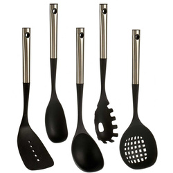 Rozkészlet konyhai eszközök acél fogantyúval, 5 db.
