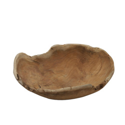 Dísztál teakfából, Ø 30 cm