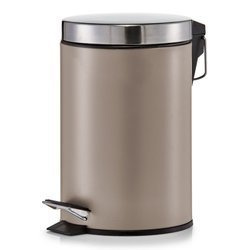 Fürdőszobai kosár, szemetes - 3 l, ZELLER, sötétbarna