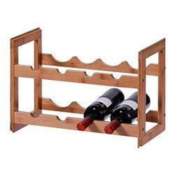 Bambusz borállvány - 8 palackhoz, ZELLER