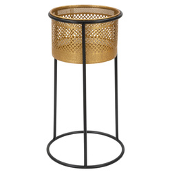 Rácsos virágcserép-tartó állványon, Ø 25 cm