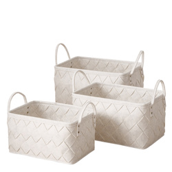 LEVORO textil kosarak készlet, 3 db.