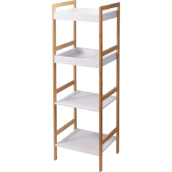 FORMA fürdőszobai oszlop, bambusz váz, 36 x 33 x 110 cm