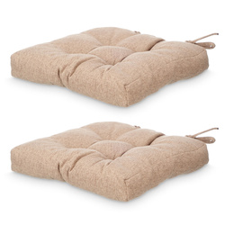 Székpárnák foltvarrással és zsinórral, 40 × 40 cm