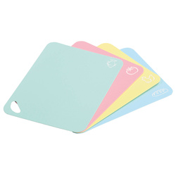 Pasztell színű vágódeszka készlet, 4 darab, 38 x 29 cm, Kesper