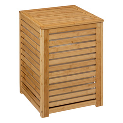 Sicela bambusz szennyestartó, 40 x 40 x 58 cm, természetes