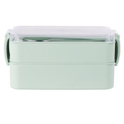 Kétkamrás ebédlődoboz, 18 x 10 x 8,5 cm