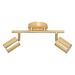 VICO mennyezeti lámpák, fém búrák, 2 pontos, arany