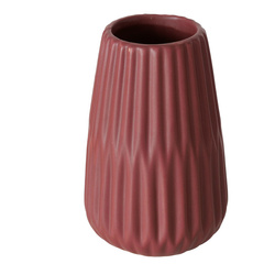 Porcelán váza, dombornyomott, ESKO, 17 cm