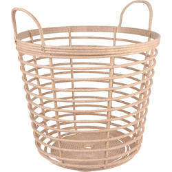 Egyszerű kosár tároló fogantyúkkal, Ø 43 x 46 cm