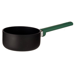 Zöld fogantyúval ellátott alumínium serpenyő, Ø 16 cm