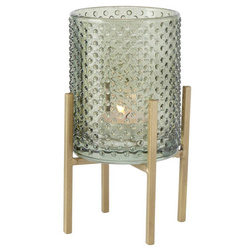 BOLITO tealight tartó, zöld üveg, Ø 8 cm