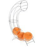 Gyümölcsállvány - krómozott acélból