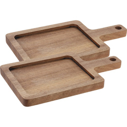 Akácfából készült tálalódeszka, 2 darab