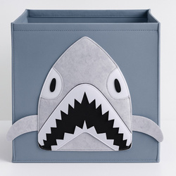 Filc játéktartó NOOLI, 30 x 30 x 30 cm