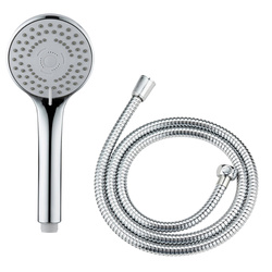 Alap zuhanykészlet, fej + tömlő, 5 vízsugár mód.