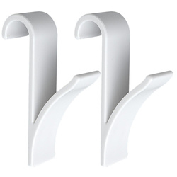 Horgok, radiátor fogasok, 2 darabos készlet, WENKO, fehér