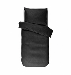 Antracyt színű, pamut szatén ágynemű szett, állati mintás díszpárnák, Essenza 140x220+60x70