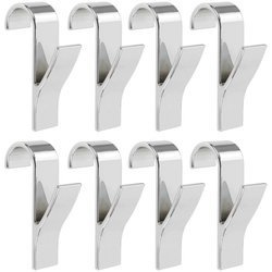 Horgony - radiátor akasztó, króm, 8 darabos készlet, WENKO