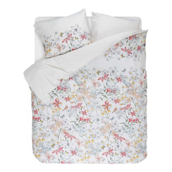 Elegáns virágmintás pamut szatén ágynemű szett, 200 x 220 cm, Esprit,