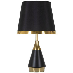 Fém asztali lámpa búrával, Ø 28 cm