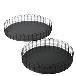 WEIRY fém tálcák, 2 db, Ø 25-31 cm