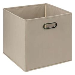 Négyzet alakú tárolóedény, 31 x 31 x 31 cm, vászonból.