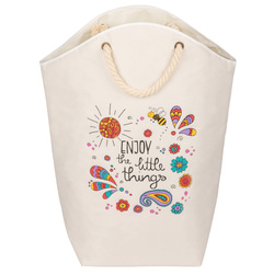 Kis textil kosár fogantyúkkal, 58 l, WENKO