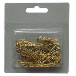 Karácsonyi díszek akasztására szolgáló horgok, 100 darab