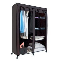 Textil szekrény ruhákhoz, 118x48x168 cm