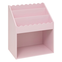 Gyerekkönyvespolc WAVE fodorral, 48 x 32 x 60 cm