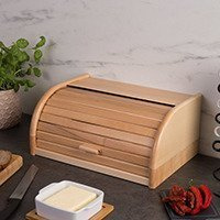 Fából készült kenyértartó, kenyér tároló, 40x28x18cm, ZELLER