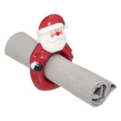 Mikulás kerámia szalvétagyűrű