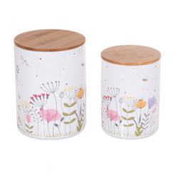 FLORINA mező virágos kerámia konyhai edények, 2 darab