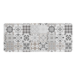 Hosszúkás fürdőszobai szőnyeg mintával, 50 x 120 cm