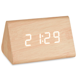 MDF-ből készült elektronikus óra