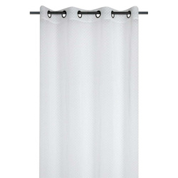 Fehér, átlátszó függöny, 135 x 260 cm