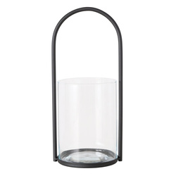 LEXI dekoratív lámpás fekete fogantyúval