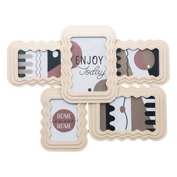 5 képes multirama KELLY fodros keret, 51 x 40 cm