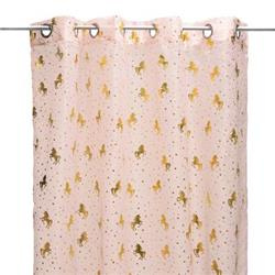 Unikornis függöny gyerekeknek, 140 x 250 cm, egyszarvú mintával