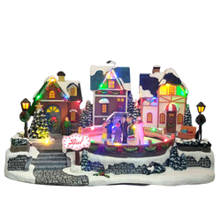 Karácsonyi jászol Ünnepi bál, LED világítással