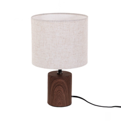 Asztali lámpa textil árnyékkal, 18 x 29,5 cm