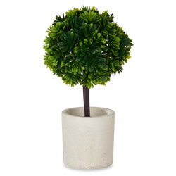 Műanyag díszcserje kerámiakaspóban, 24 cm