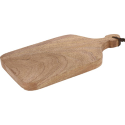Mangófa vágódeszka, fogantyúval, 10 x 19,5 x 1,3 cm