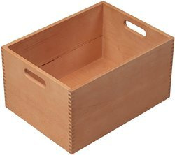 Tárolóedény fogantyúkkal, bükkfa, Kesper, 40 x 30 x 14 cm