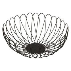 Fekete Petal gyümölcskosár, Ø 30,5 cm