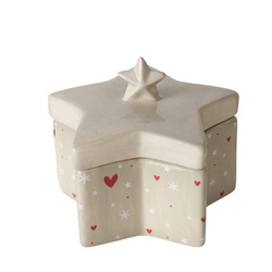 ANELLA kerámia csillag alakú dobozka